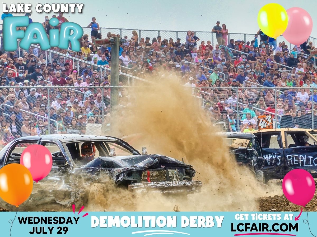 Demolition Derby at the Lake County Fair